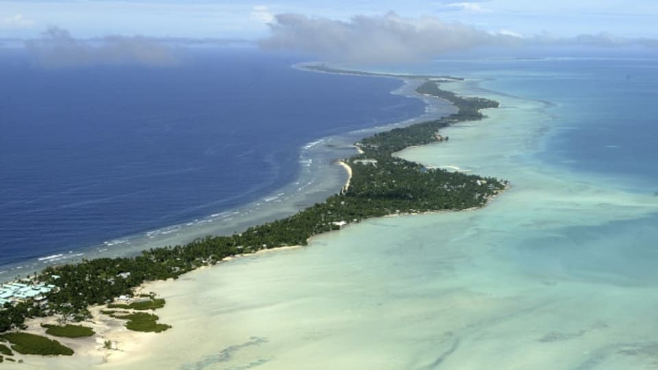 Der Inselstaat Kiribati ist zum Inbegriff geworden für die Gefahren des Klimawandels.