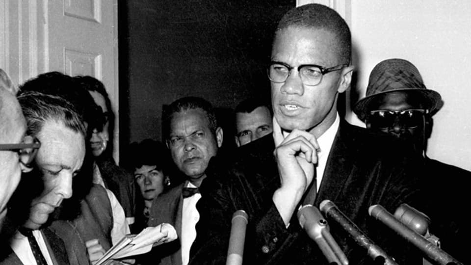 Malcolm X im Jahr 1963 in Washington, D.C.