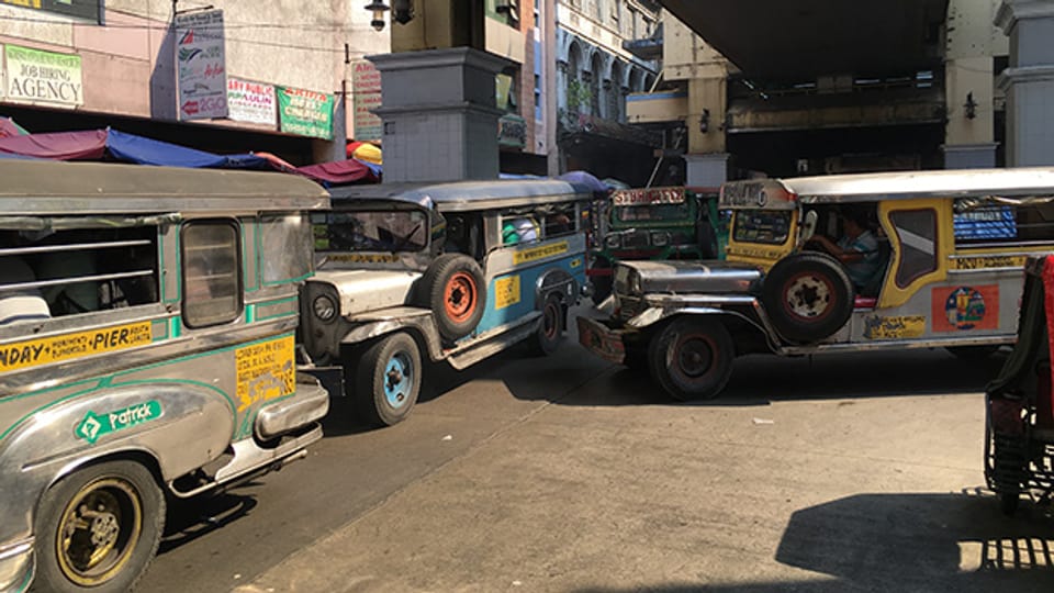 Bekannter als Pinoy-Musik: Die philippinischen Jeepneys.