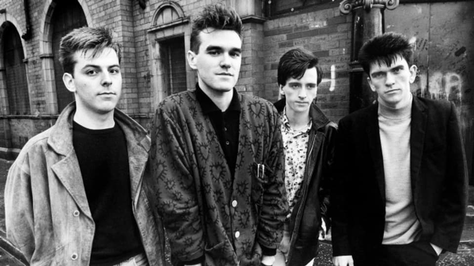 4 Alben in den 80ern: The Smiths mit Morrissey (2.v.l.) und Johnny Marr (2.v.r.)