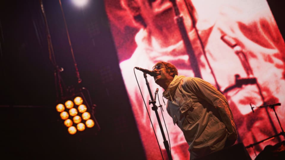 Liam Gallagher brillierte am Konzert in Knebworth besonders mit den alten Oasis Songs.