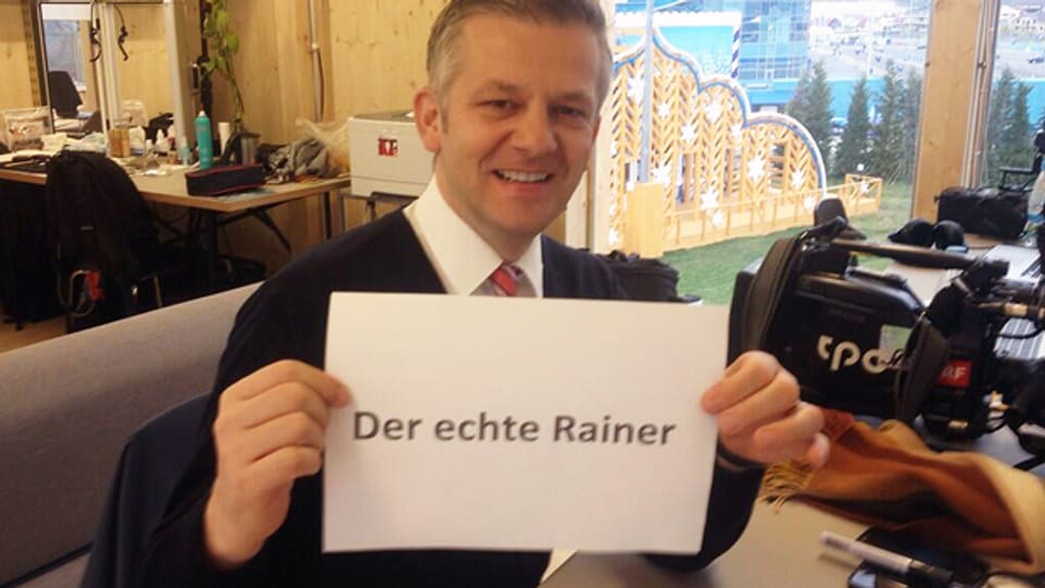 Der echte Rainer, angeschrieben.
