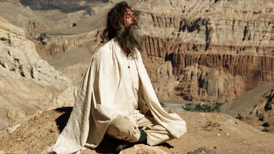 Eindrückliche Bilder: Suraj Baba beim Meditieren im Himalaya.