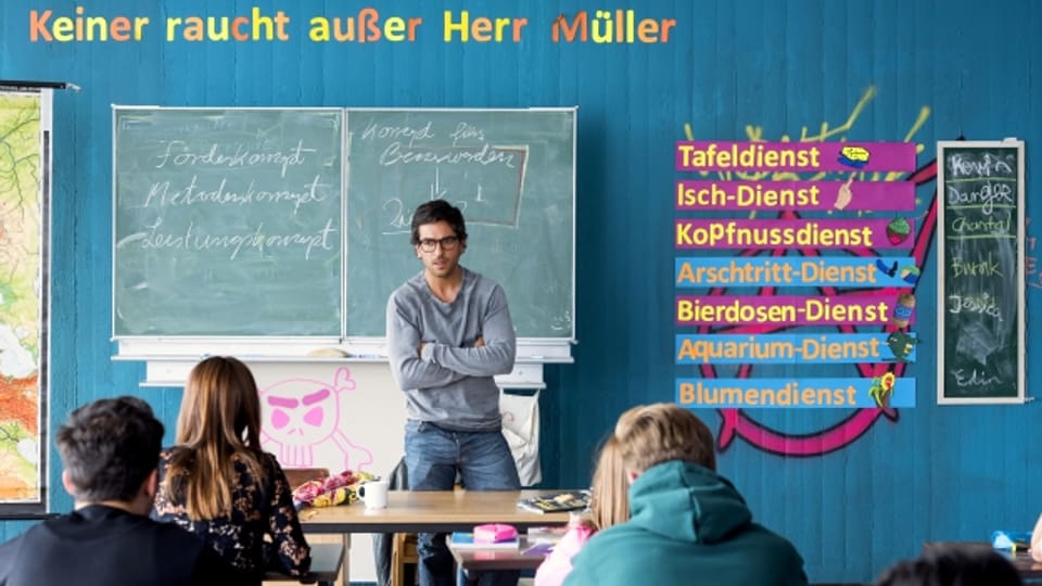 Zeki Müller (Elyas M’Barek) bringt neue Methoden in die Goethe-Gesamtschule.