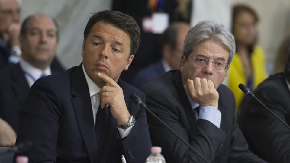 Matteo Renzi und Paolo Gentiloni