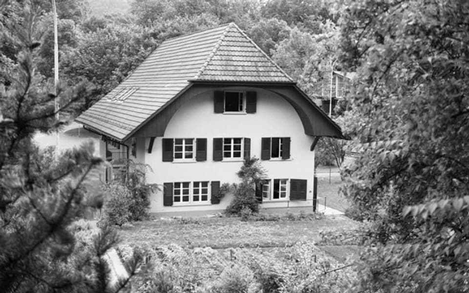 In diesem Haus in Oberburg bei Burgdorf soll die P26 ihre Zentrale gehabt haben, Akten aus dieser Zeit sind nun spurlos verschwunden.