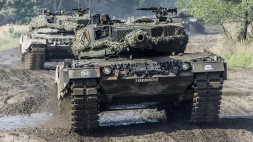 Im Bild: Leopard-2-Panzer der polnischen Armee.
