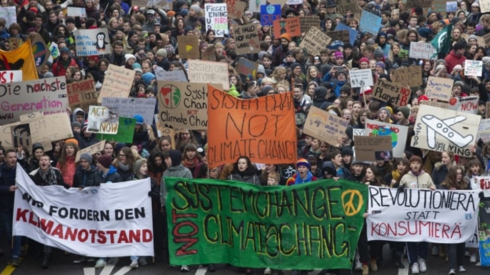 Klimaprotest am 2. Februar in Bern