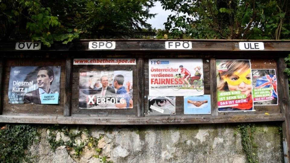 Wahlplakate in Österreich