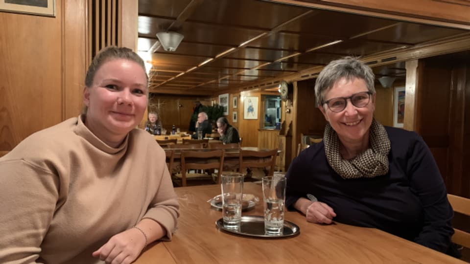 Kathrin (l.) und Ottilia Dörig im Ditze Rössli Appenzell