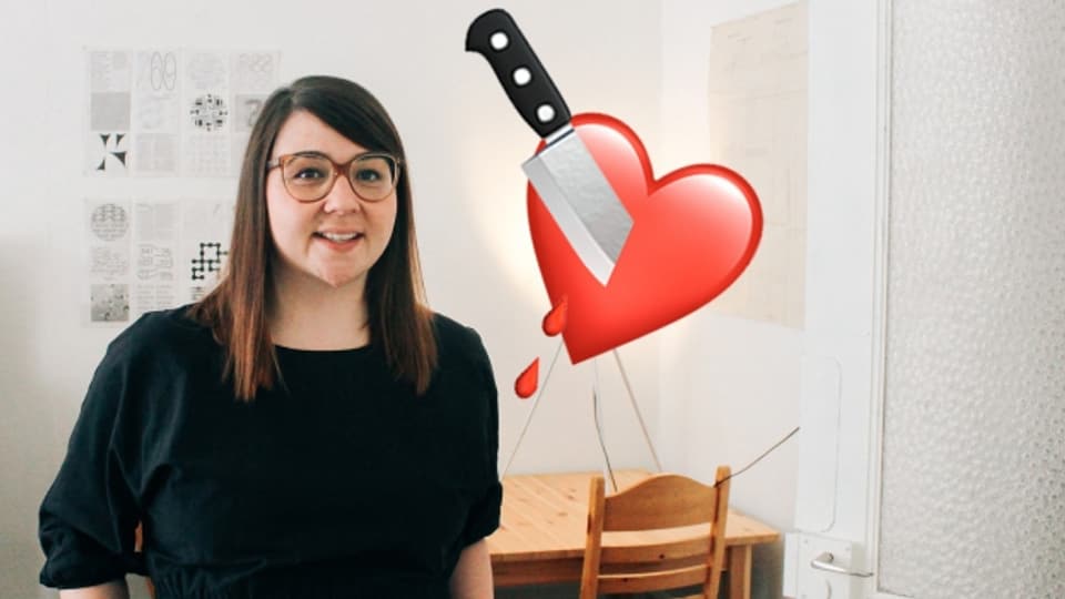 Die Grafikdesignerin Ivana Jovic und ihr Emoji
