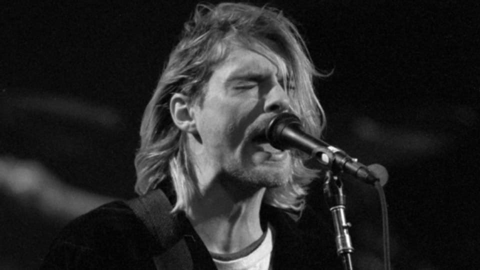 Kurt Cobain im Dezember 1993