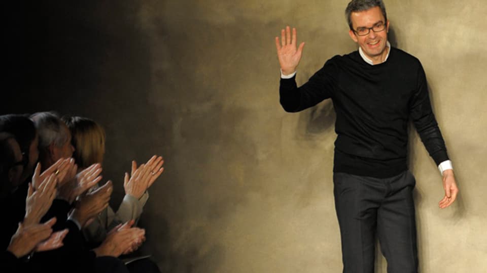 Applaus in Paris für Modedesigner Albert Kriemler vom St. Galler Label Akris.