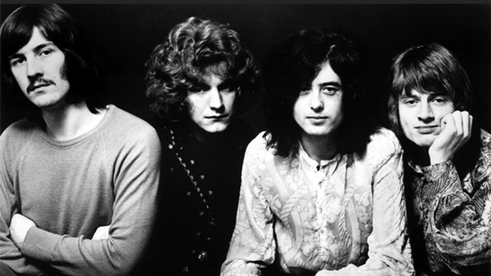 Led Zeppelin: 1968 gegründet, gehört mit 300 Millionen verkauften Alben zu den erfolgreichsten Bands überhaupt.