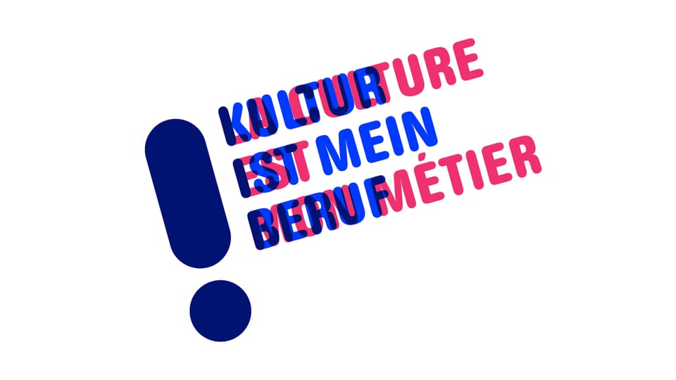 Das Logo der neuen «Kultur ist mein Beruf»-Kampagne