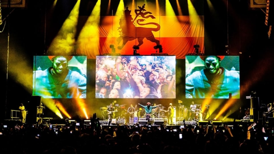 Chronixx vor 10'000 Fans im Alexandra Palace in London am 11.11.2018 - Reggaegeschichte!