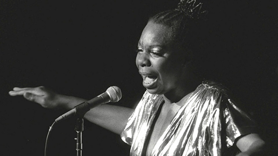 Nina Simone, 1985 in New York.