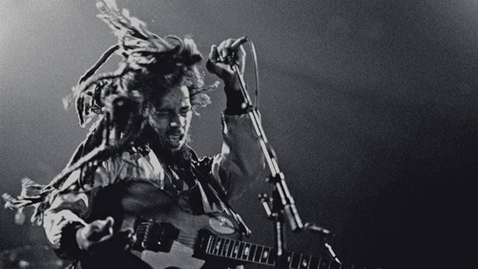 Bob Marley 1980 im Zürcher Hallenstadion.
