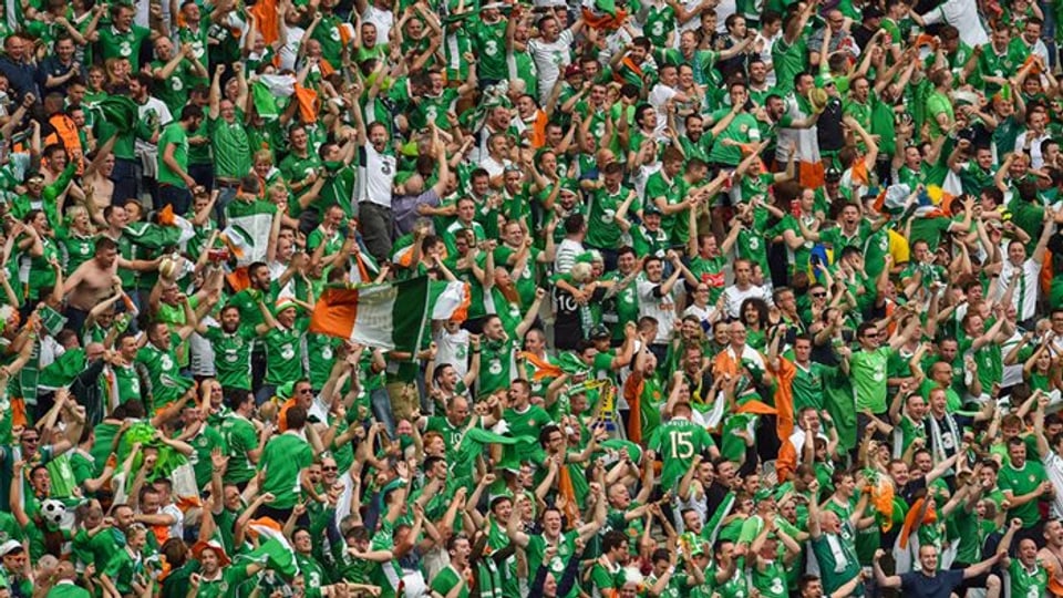Niemand singt schöner als die irischen Fans
