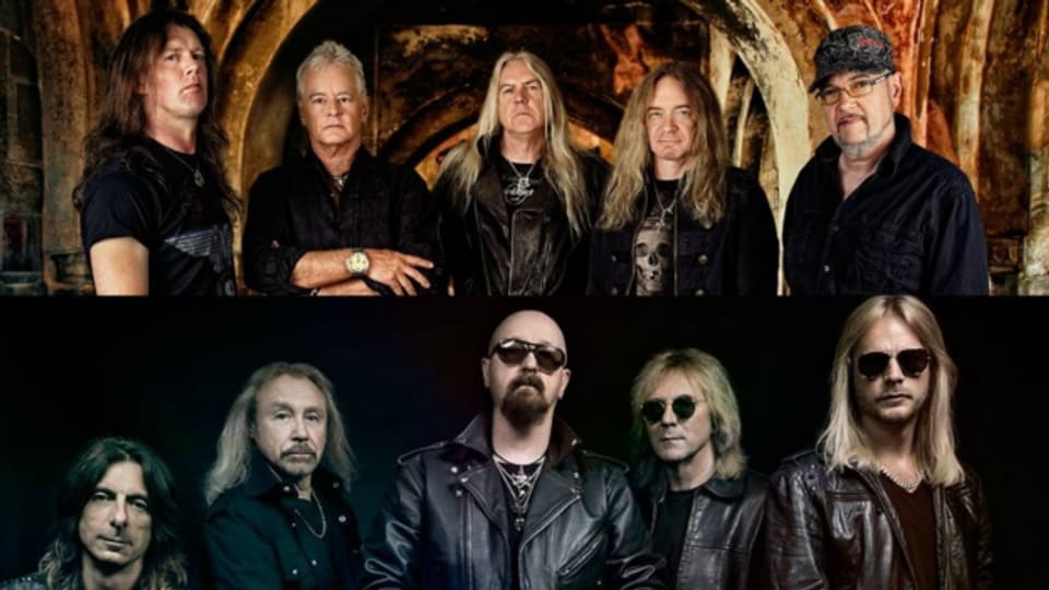 NWOBHM-Schlachtrösser: Saxon (oben) & Judas Priest