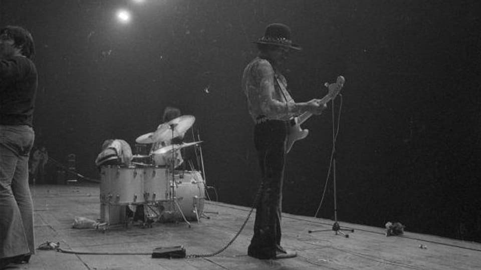 Jimi Hendrix im Mai 1968 im Zürcher Hallenstadion