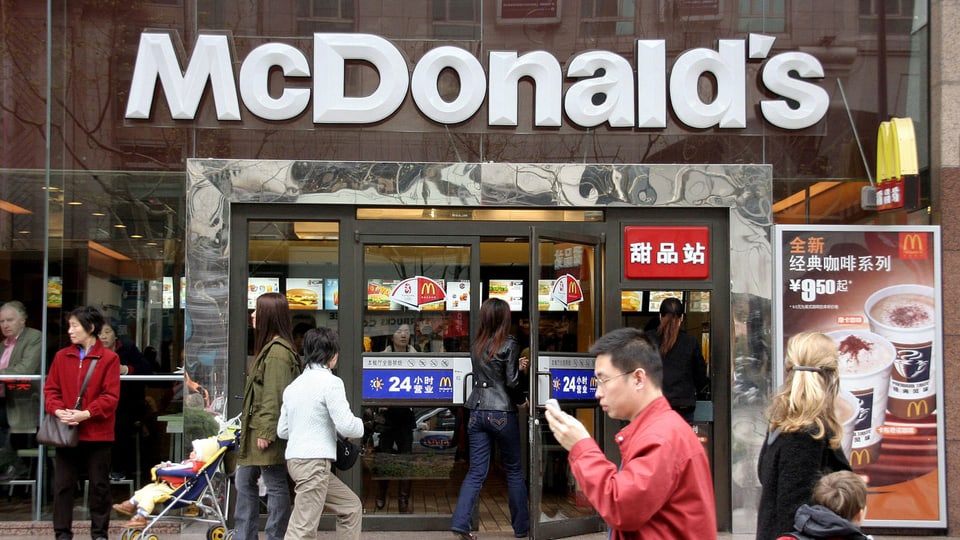 Auch Chinesen mögen McDonalds.
