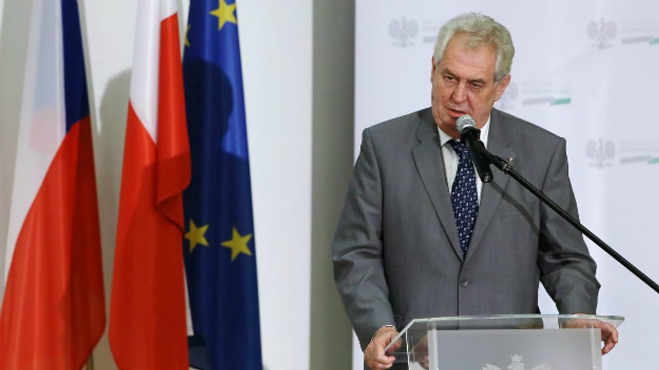 Der tschechische Staatspräsident Zeman (Bild) stellt sich mit der Ernennung des neuen Premiers gegen die Parteien.