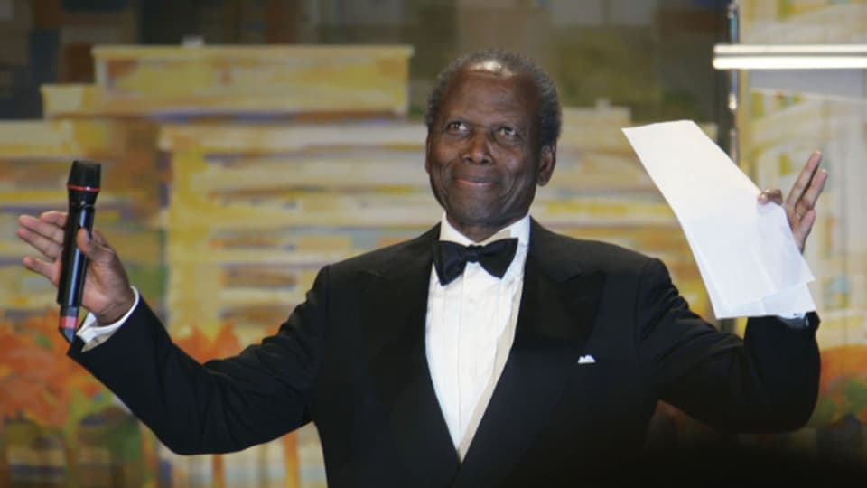 Sidney Poitier 2006 am Film Festival in Cannes.