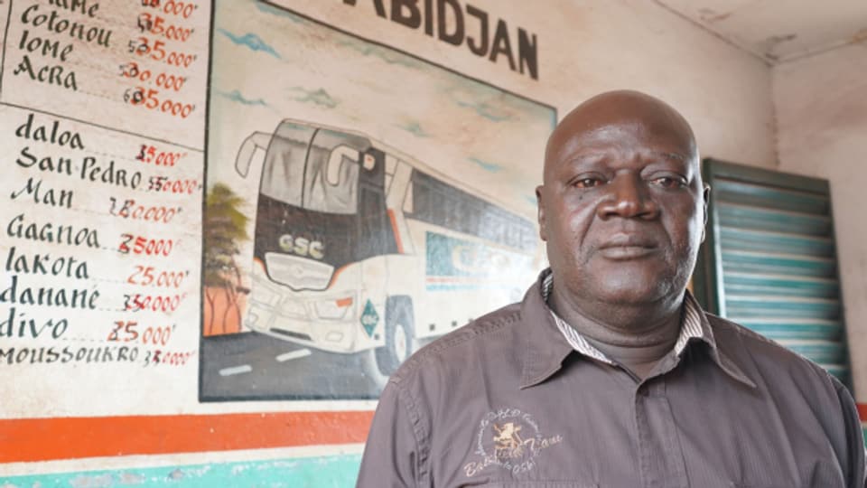 Cissouma Alpha arbeitet für ein Busunternehmen in Mali, das unmittelbar von der Grenzschliessung betroffen ist.