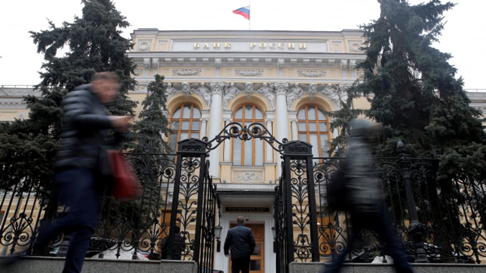 Bald zahlungsunfähig oder zahlungsunwillig? Die russische Zentralbank in Moskau.