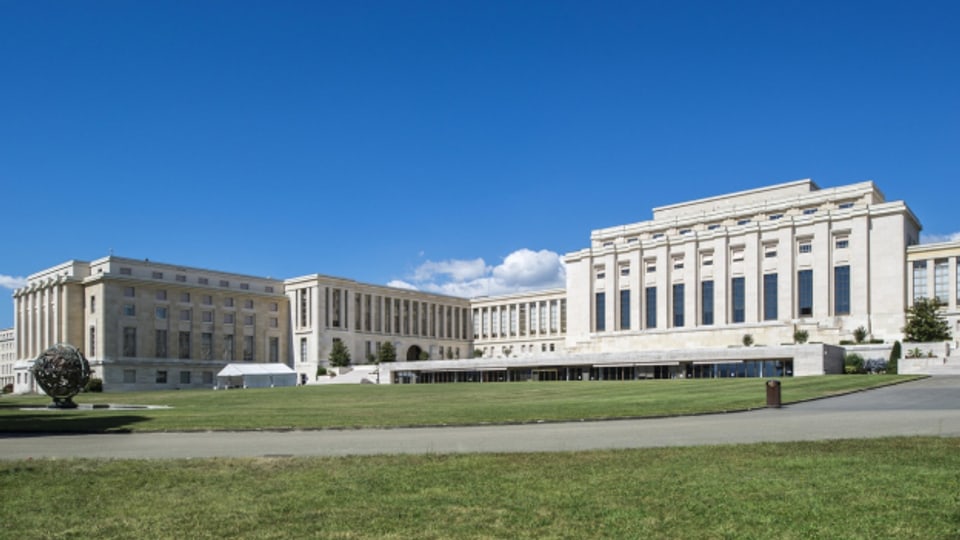 Der «Palais des Nations» - Sitz der Uno in Genf