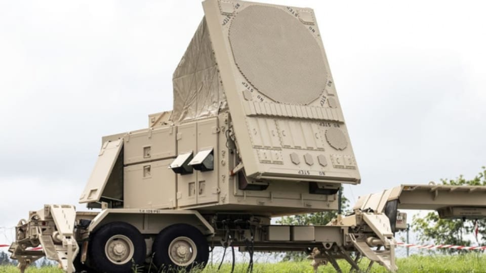 Ein Radar des Luftabwehrsystems «Patriot» (Archivbild).