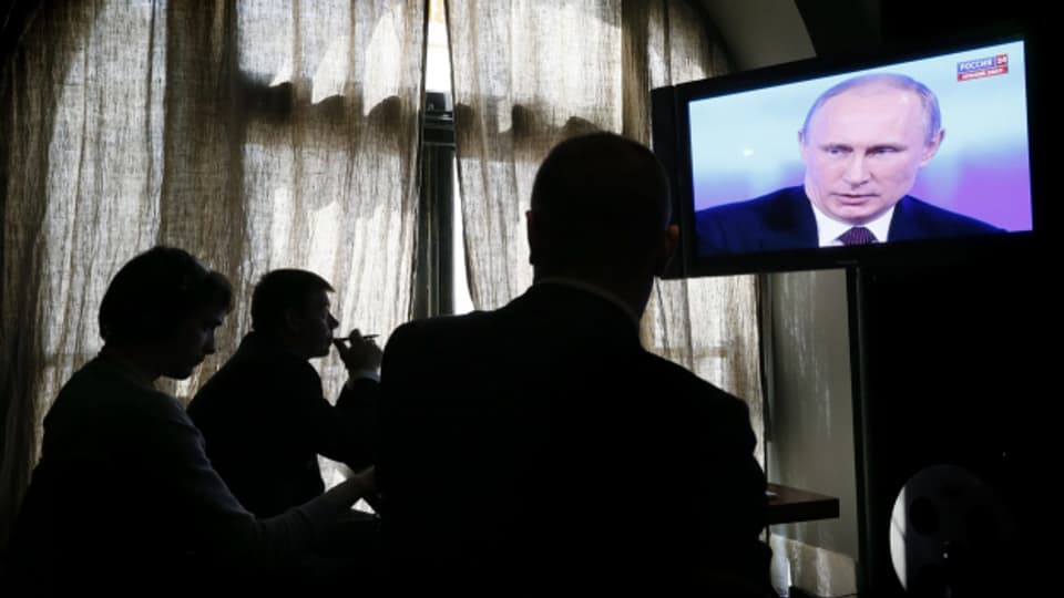 Mit der Eskalation der Gewalt hat sich auch die Rhetorik der Propaganda im russischen Staatsfernsehen verschärft.