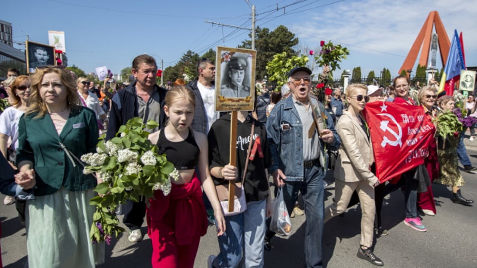 Auch in Moldawien fand eine Parade zum 9. Mai, dem «Tag des Sieges» statt.