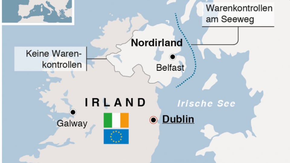 Irland und Nordirland teilen eine bewegte Geschichte und eine Grenze.