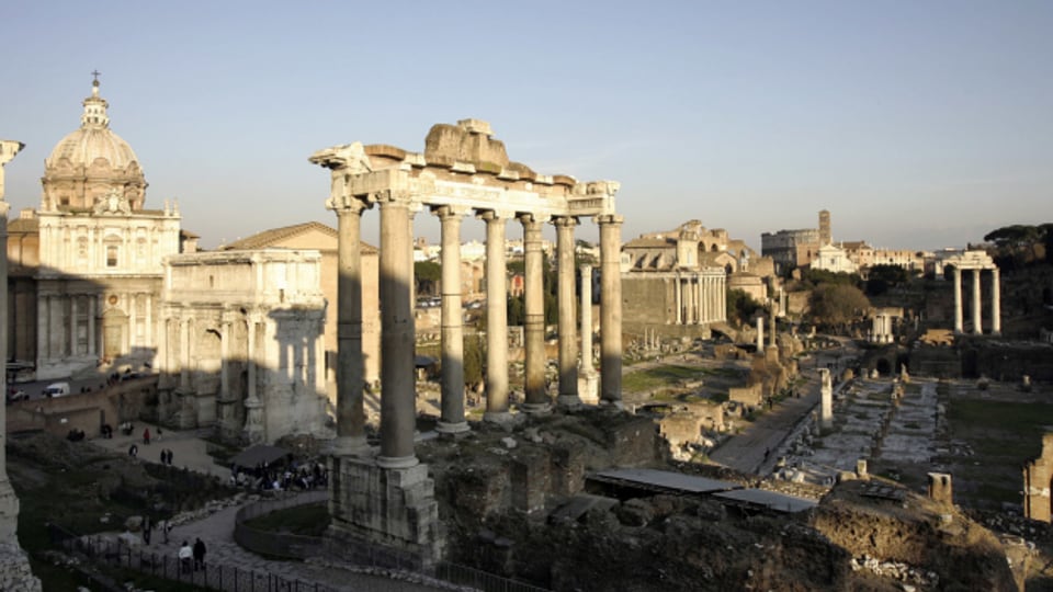 Auch das Forum Romanum wurde erst im 20. Jahrhundert freigelegt – in der Zeit des italienischen Faschismus.