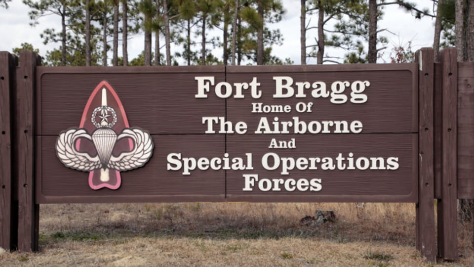 Unter anderem der Militärstützpunkt Fort Bragg soll umbenannt werden.