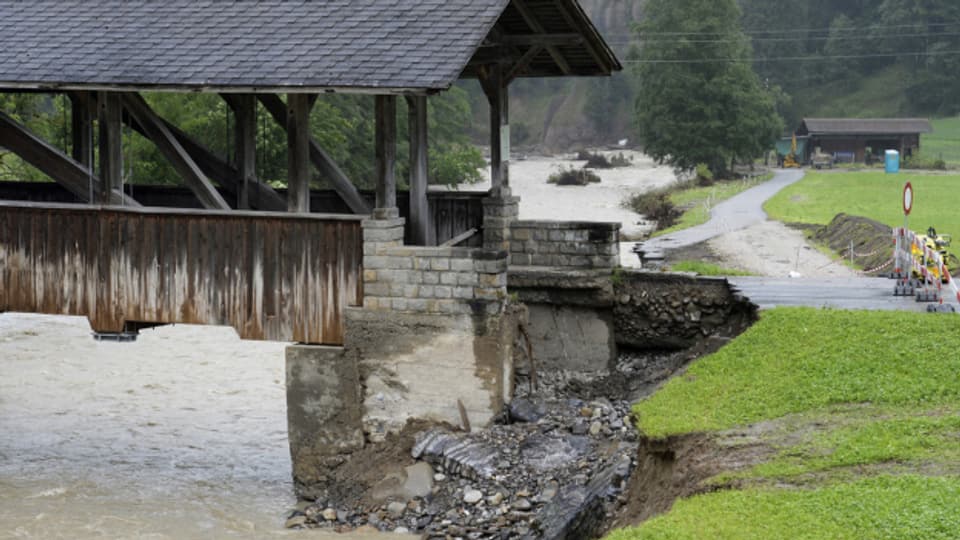 2014 kam es im Emmental zu schweren Überschwemmungen. Solche Ereignisse dürften zunehmen, befürchten Forschende der Universität Bern.