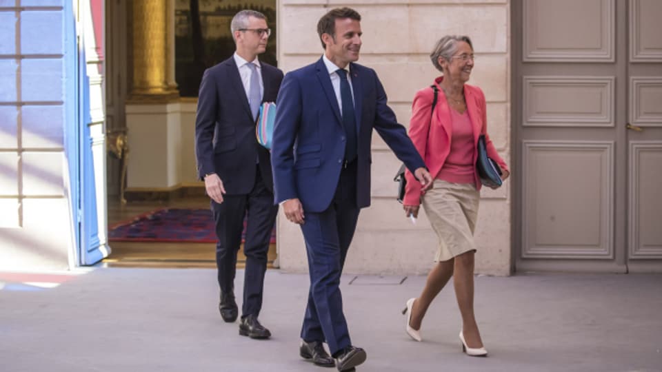 Präsident Emmanuel Macron und Premierministerin Élisabeth Borne sind auf Allianzen angewiesen.