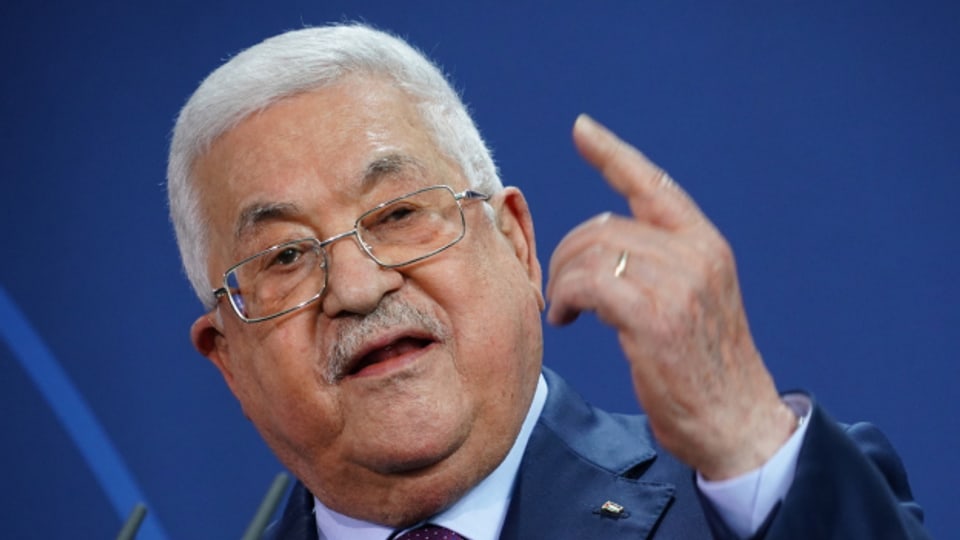 Sorgte mit seinem Holocaust-Vergleich für einen Sturm der Entrüstung in der westlichen Welt: Palästinenser-Präsident Mahmud Abbas.