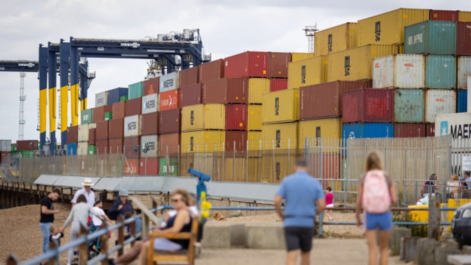 Der Streik im Hafen von Felixstowe droht die britischen Lieferketten stark zu belasten.