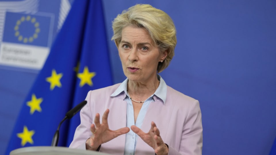 «Wir werden einen Preisdeckel für russisches Gas vorschlagen», sagte Kommissionschefin Ursula von der Leyen am Mittwoch in Brüssel.