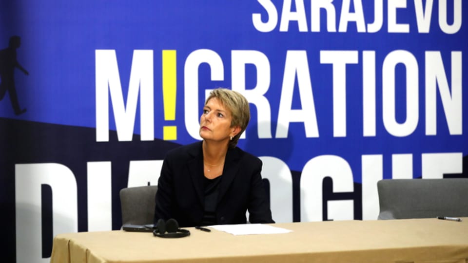  Bundesrätin Karin Keller-Sutter an der Migrations-Konferenz «Sarajevo Migration Dialogue».