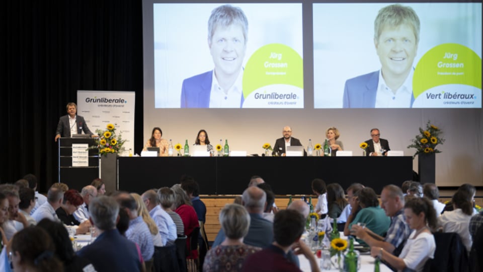 Eine Partei auf Erfolgskurs. Ein Bild der 49. Delegiertenversammlung der Grünliberalen Partei Schweiz (GLP), am Samstag, 20. August 2022 in Solothurn.