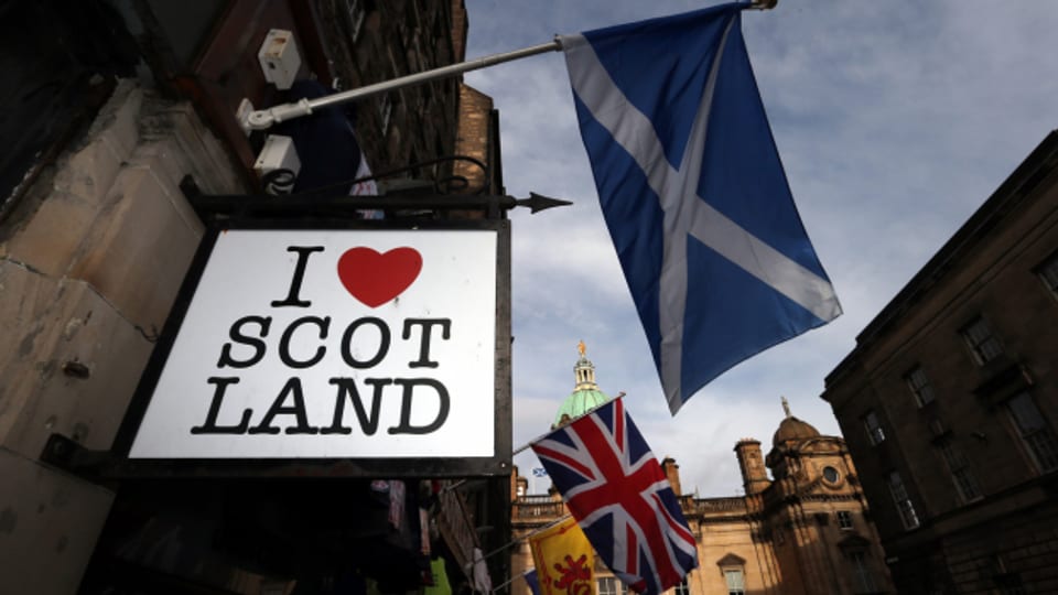 Soll der Union Jack auch künftig in Edinburgh wehen?