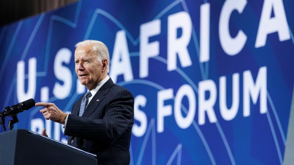 US-Präsident Joe Biden traf sich in Washington mit 49 afrikanischen Staats- und Regierungschefs.