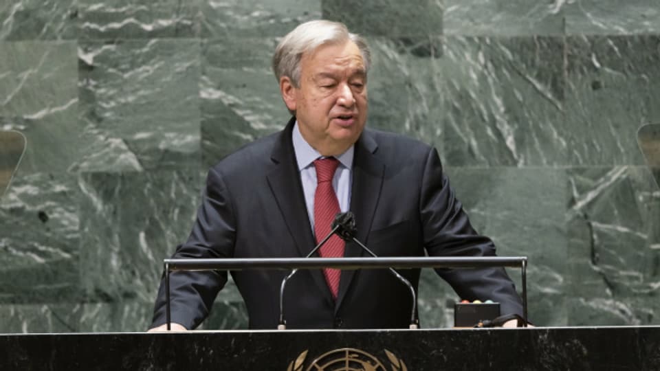 Uno-Generalsekretär Antonio Guterres.