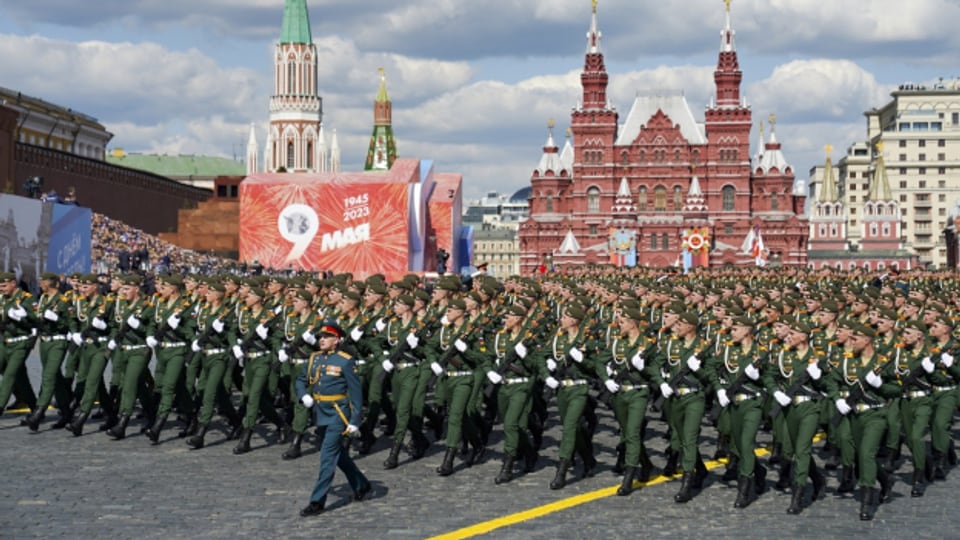 In Moskau wird der «Tag des Sieges» mit einer Militärparade gefeiert.