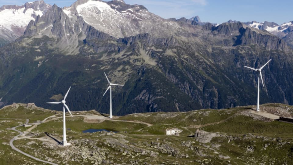 Bis 2050 sollen sieben Prozent des Stroms in der Schweiz aus Windenergie kommen.