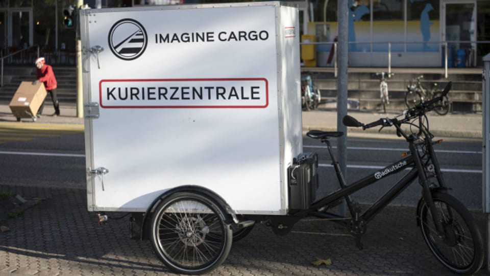 Cargo Bikes kommen in Schweizer Städten immer mehr zum Einsatz